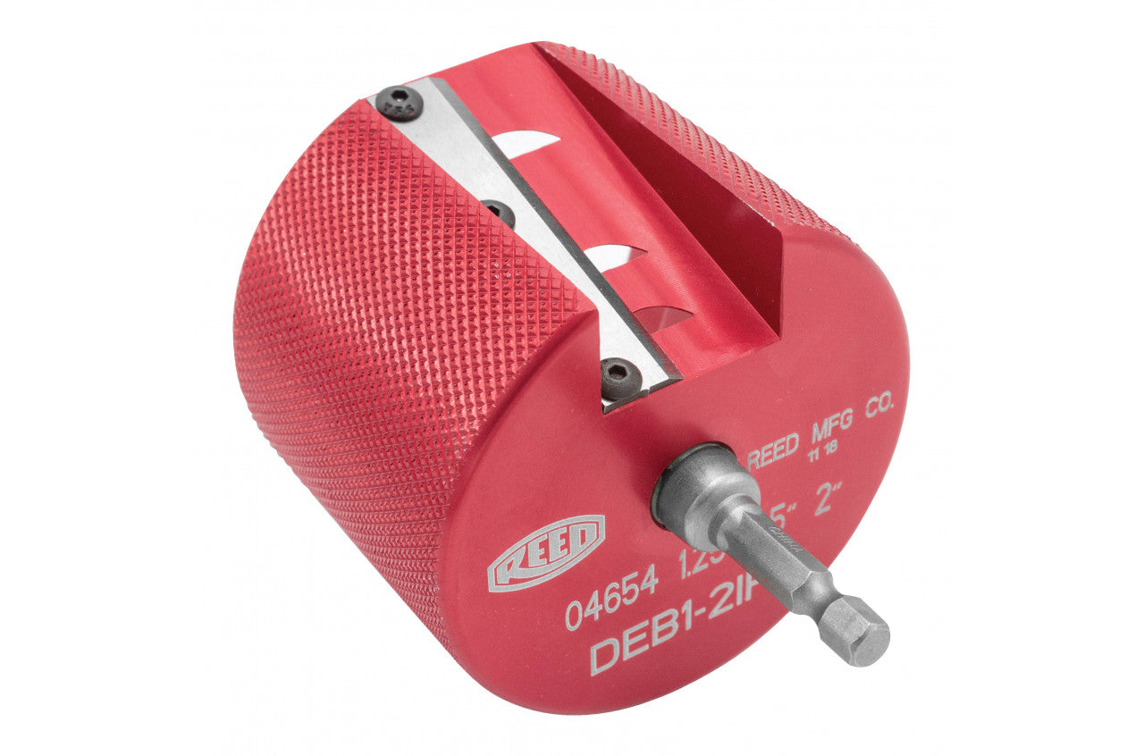 Reed DEB1 Series Drill Powered Deburring Tool for Plastic Pipe