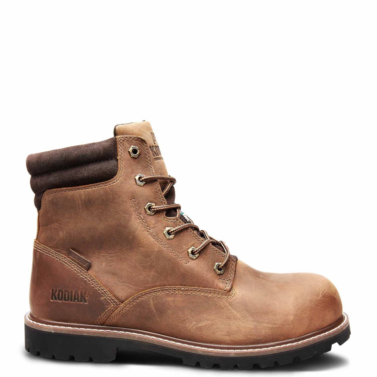 Kodiak McKinney Composite Toe 6" Safety Work Boots | Brown | Sizes 7 - 15 Work Boots - Cleanflow