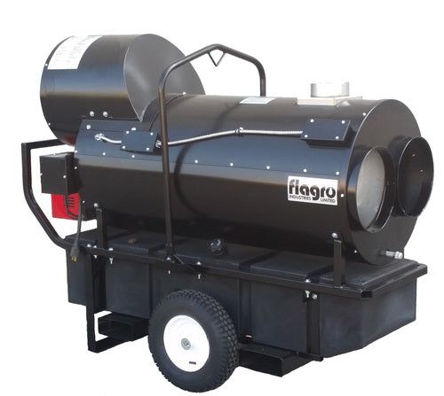 Flagro Oil Indirect Fired Heater - Recirculating Hood | 390,000 BTU Facility Equipment - Cleanflow