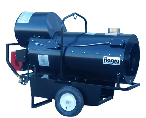 Flagro Propane/Natural Gas Indirect Fired Heater - Recirculating Hood | 390,000 BTU Facility Equipment - Cleanflow