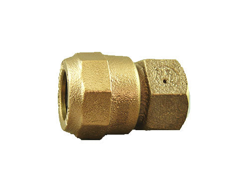Copper Tube Size LF Brass Compression by FPT Adapter