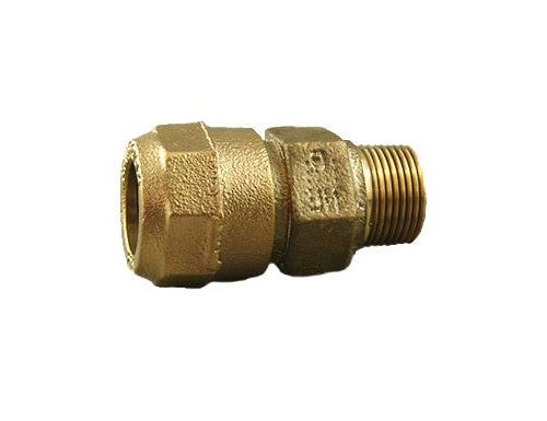 Iron Pipe Size LF Brass Compression by MPT Adapter