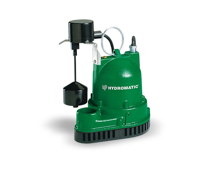 Hydromatic VA1 10 Cast Iron Sump Pump | 3/10 Hp | 120V Dewatering Pumps - Cleanflow