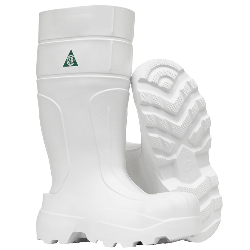 Nats Men's Safety Work Boots 1592 CSA EVA Waterproof Ultra Light Steel Toe White Sizes 7-13