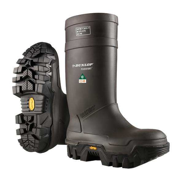 Dunlop Explorer Thermo+ Steel Toe Steel Plate Winter Vibram PU Boots | Sizes 7 - 14 Work Boots - Cleanflow