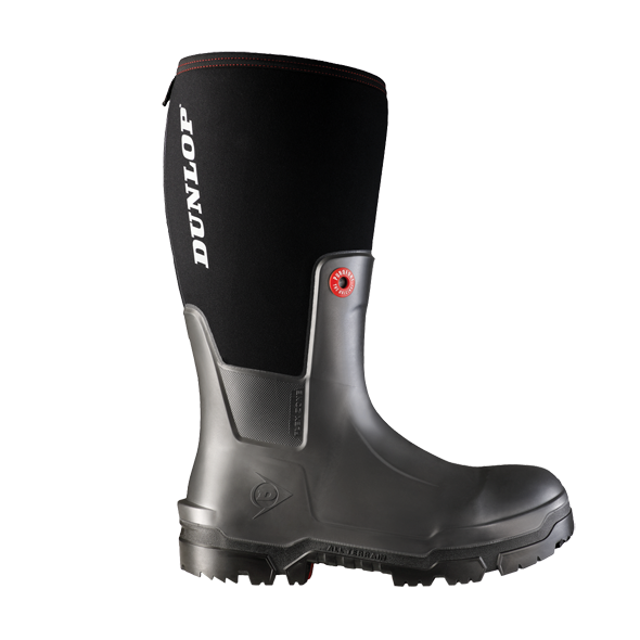 Dunlop Pioneer Plain Toe Snugboot - Limited Size Selection Work Boots - Cleanflow