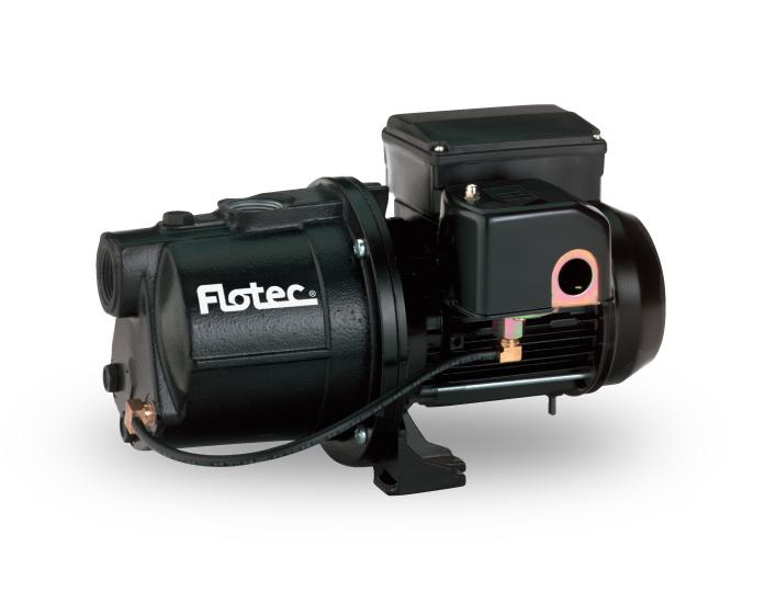 Flotec Cast Iron Shallow Well Jet Pump | 1/2 HP | 120 Volt Well Pumps and Pressure Tanks - Cleanflow