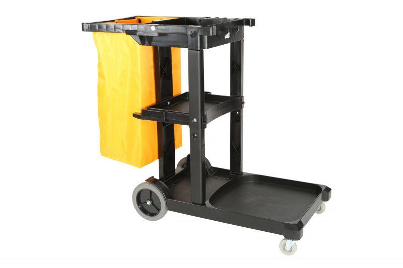 Globe Commercial Products Heavy Duty Premium Janitor's Cart Janitorial Supplies - Cleanflow