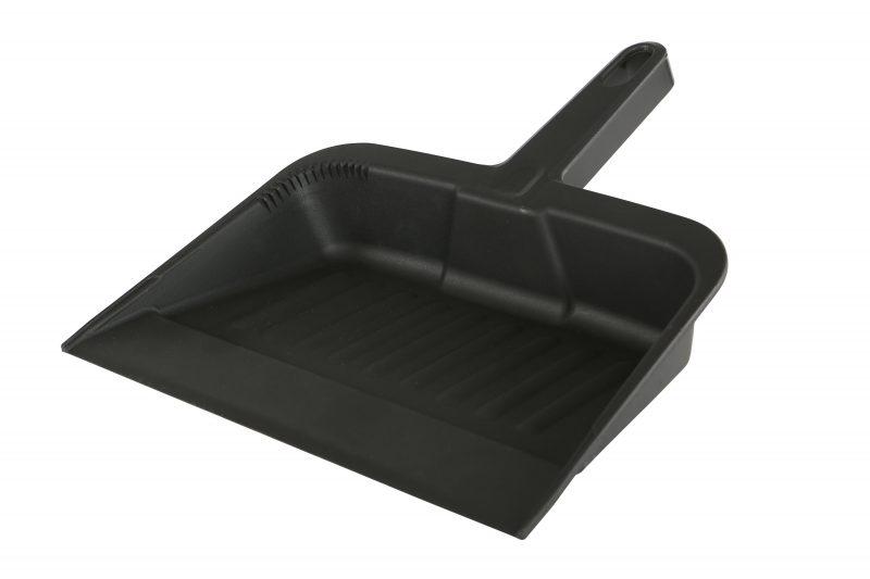 Premium Black Plastic Dust Pan Janitorial Supplies - Cleanflow