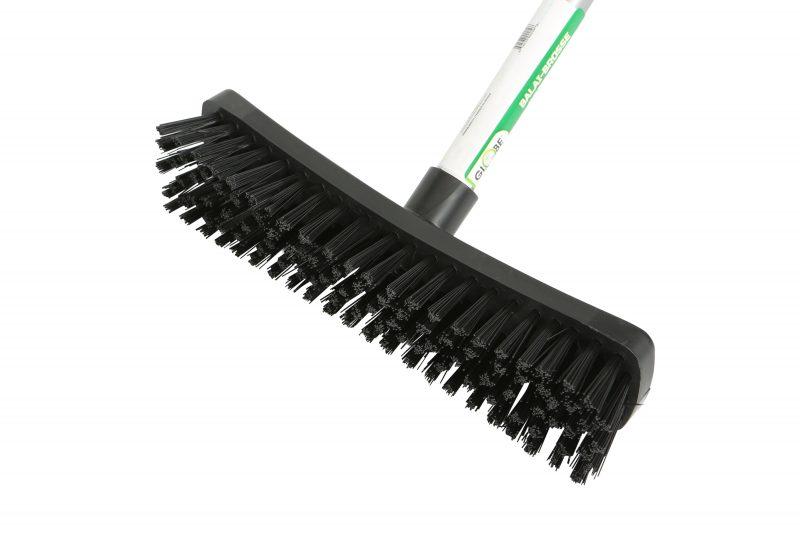 Rough Bristle Hard Surface Scrub Brush Assembly w/ 48" Handle Janitorial Supplies - Cleanflow