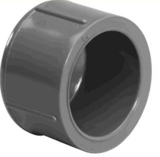 Lasco 1/2" to 6" Schedule 80 PVC Socket Weld Pipe Caps Fittings and Valves - Cleanflow