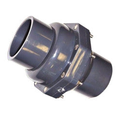 Colonial PVC Swing Check Valve w/ Stainless Fasteners | 3/4" to 3" Sizes Fittings and Valves - Cleanflow
