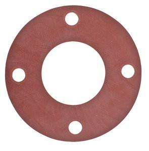 Full Face Red Rubber Pipe Flange Gaskets Fittings and Valves - Cleanflow