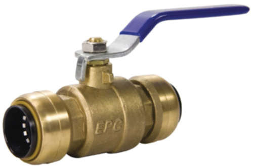 Tectite Push-to-Connect Lead Free 1/2" Ball Valve Tubing and Fittings - Cleanflow