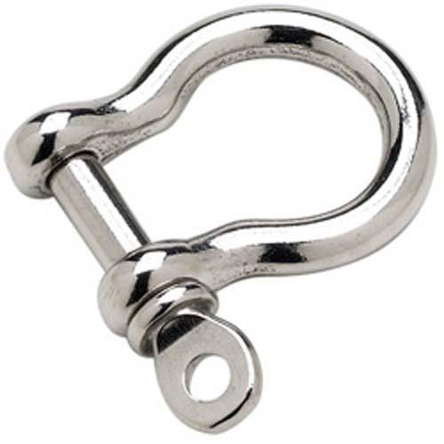 Type 316 Stainless Steel Screw Pin Bow Shackle in sizes 1/4" to 3/4" Pump Accessories - Cleanflow