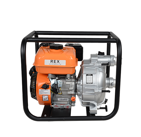 REX Portable Self-Priming Gas Engine Semi-Trash Pumps