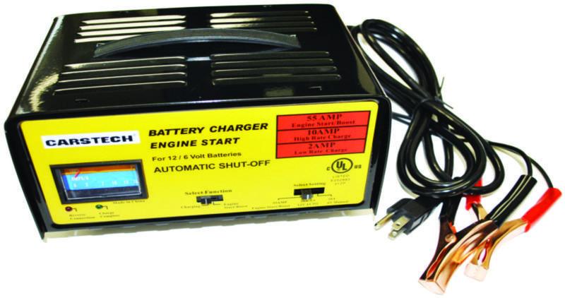 Battery Charger with Auto Shut-Off | 6/12V Automotive Tools - Cleanflow