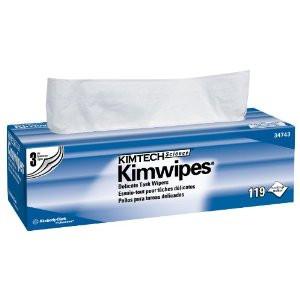 Kimtech Kimwipes 34743 Three Ply Delicate Task Wipers | 12" x 12" | Bx/119 Water Testing Supplies - Cleanflow