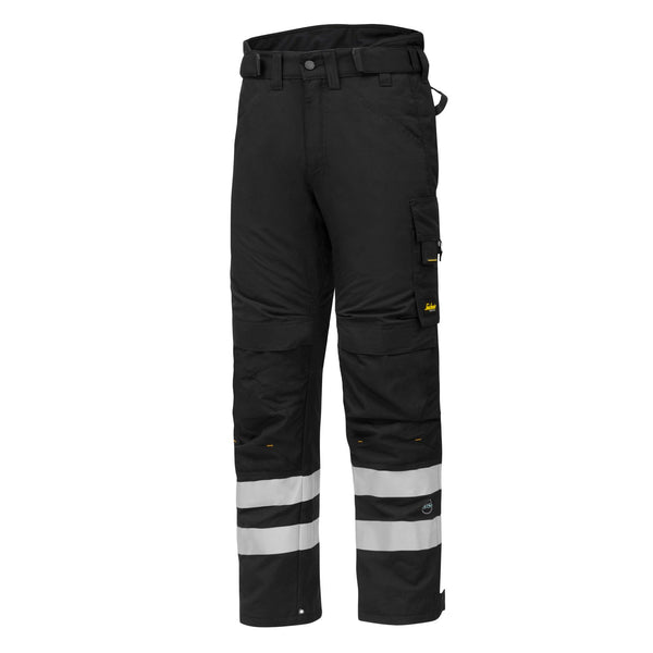 Snickers Workwear Men's Hi Vis Work Pants AllroundWork