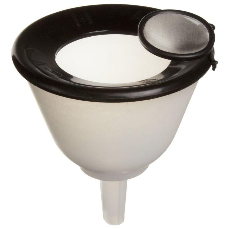 Polyethylene Anti-Splash Funnels with Removable Filter Water Treatment Chemicals - Cleanflow