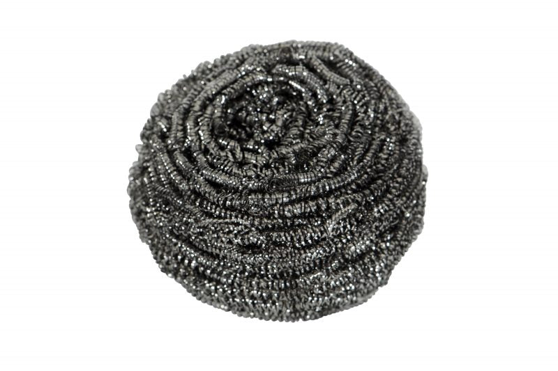50g Stainless Steel Scourer (Pack of 12) Janitorial Supplies - Cleanflow