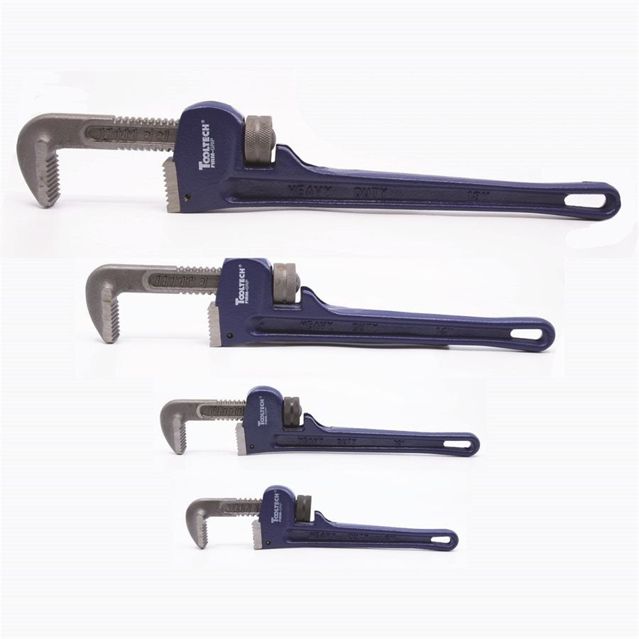 4 Piece Steel Pipe Wrench Set Pipe Tools - Cleanflow