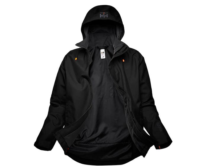 Helly Hansen Oxford Shell Jacket | Black | Small - 4XLarge Work Wear - Cleanflow