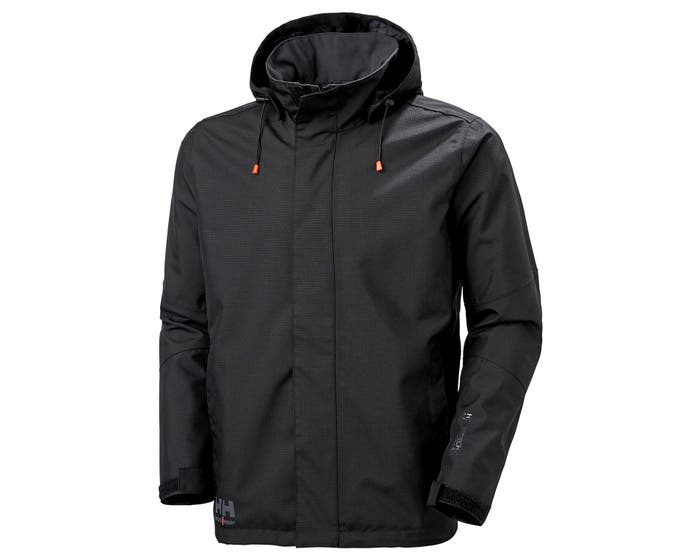 Helly Hansen Oxford Shell Jacket | Black | Small - 4XLarge Work Wear - Cleanflow