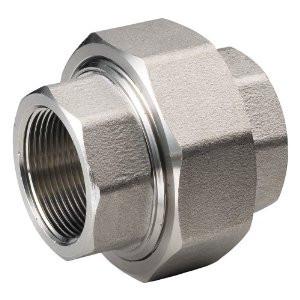 Stainless Steel Sch 40 Union Pipe Fitting | 1/2" NPT to 2" NPT Sizes Fittings and Valves - Cleanflow