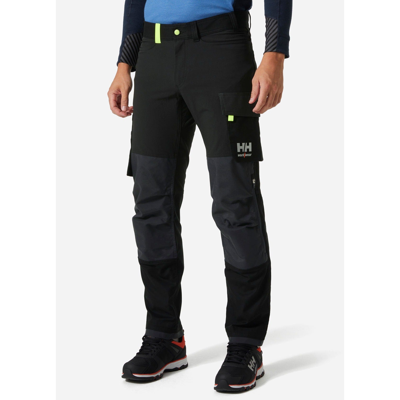 Helly Hansen 77523 Manchester Work Trousers - Grey Fog/Ebony