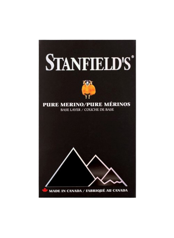 Stanfield's 8312 Merino Wool Base Layer Long Johns | Black | Sizes S - XL Work Wear - Cleanflow