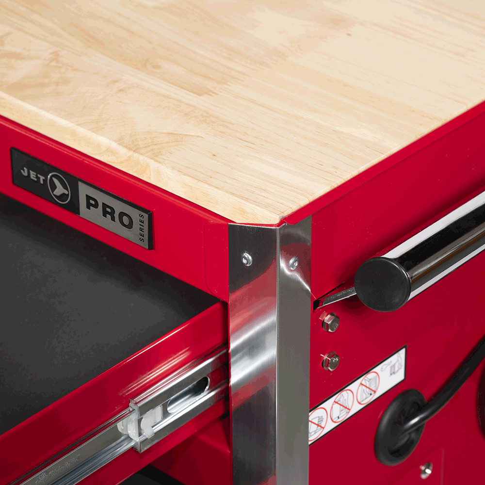 Jet Pro Series Roller Cabinet | 11 Drawers |  42" x 18" Shop Equipment - Cleanflow