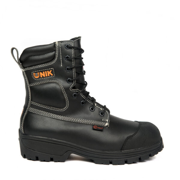 Unik Men's Safety Work Boots Terminator 8" Breathable and Waterproof with Vibram® Fire & Ice Sole | Sizes 5-14