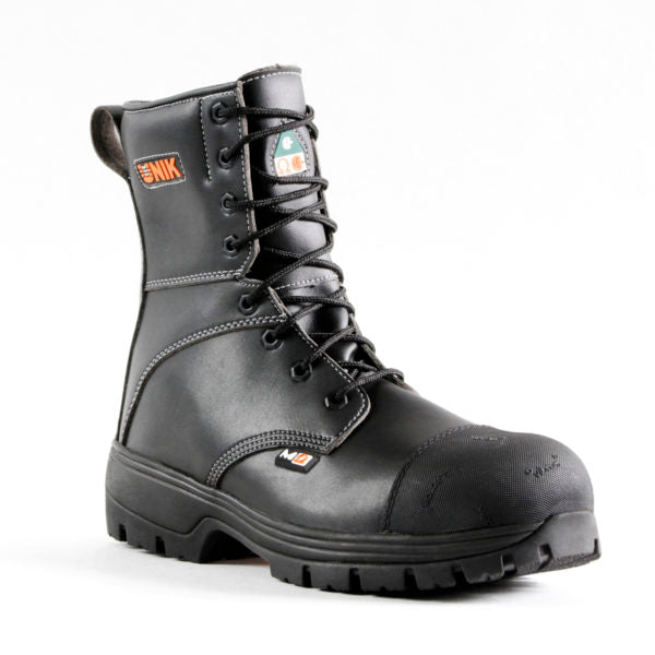 Unik Men's Safety Work Boots Chemik 8"Tecno Fiber Chemical Resistant with Internal Flexible Metguard  | Sizes 4-14