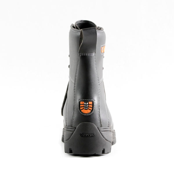 Unik Men's Safety Work Boots Terminator 8" Tecno Fiber Chemical Resistant Waterproof External Rigid Metguard | Sizes 4-14