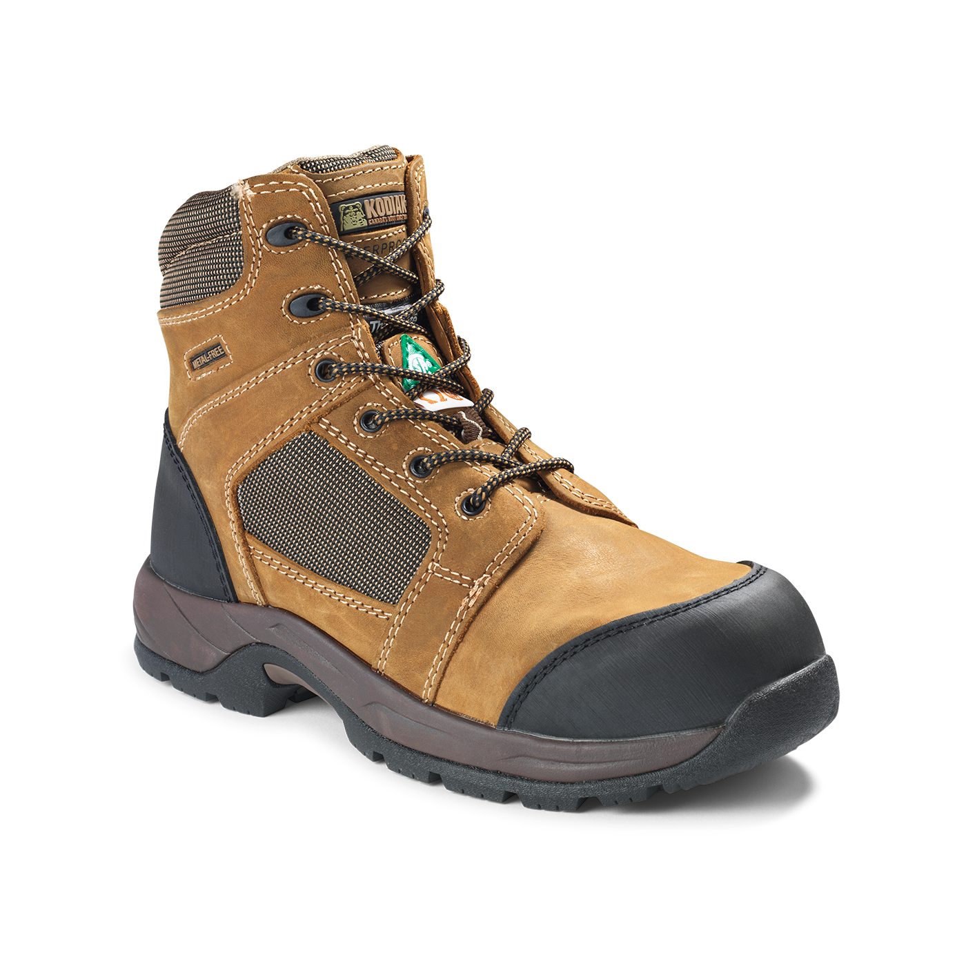 Kodiak Trakker Composite Toe 6" Hiker Safety Work Boots | Brown | Sizes 7 - 14 Work Boots - Cleanflow