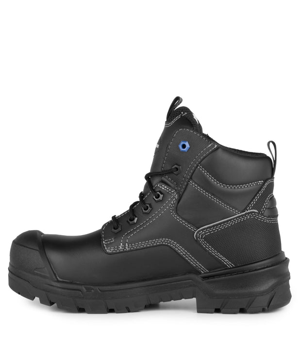 Acton Men's Safety Work Boots G3S 6" Premium Leather Waterproof with Composite Toe | Black | Sizes 7 - 15