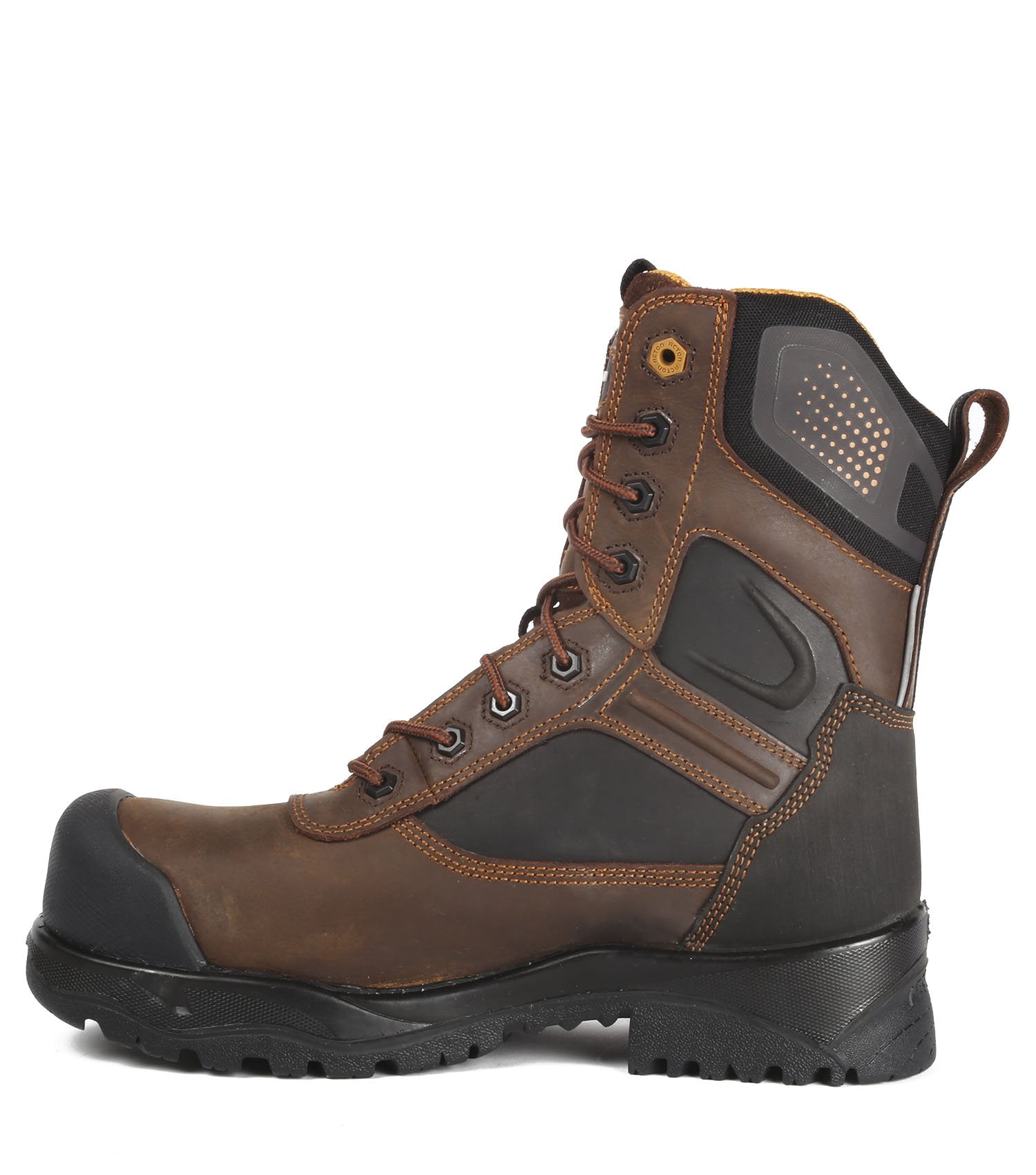 Acton Thor 8" Men Work Boots CSA | Brown | Size 7-14 Work Boots - Cleanflow