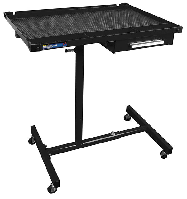 Heavy Duty Mobile Work Table w/ Drawer Shop Equipment - Cleanflow