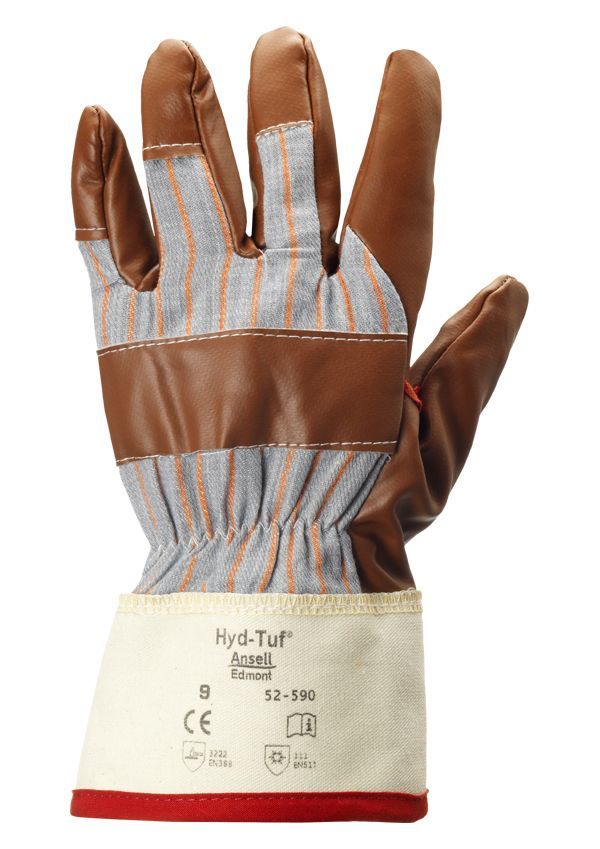 Ansell 52-590 Winter Hyd-Tuf Nitrile Coated Work Gloves Work Gloves and Hats - Cleanflow