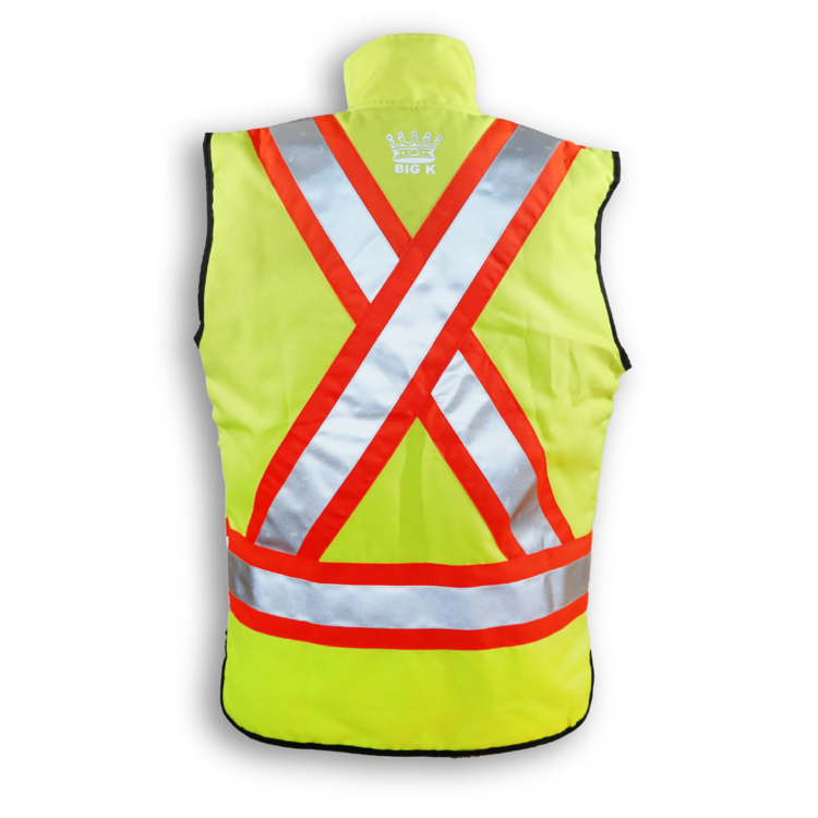 Big K Quilted Poly/Cotton Supervisor Safety Vest