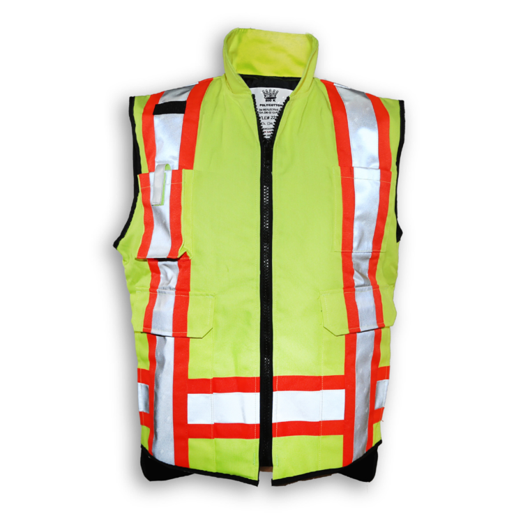 Big K Quilted Poly/Cotton Supervisor Safety Vest