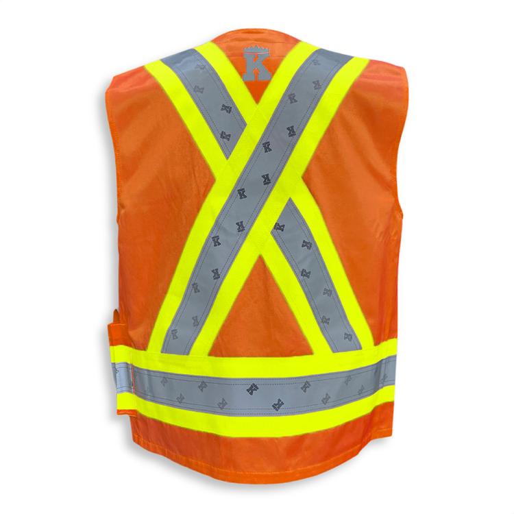 Big K Men's 100% Cotton Supervisor Safety Vest