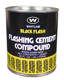 BLACK FLASH  Flashing Cement Compound | 1 Quart