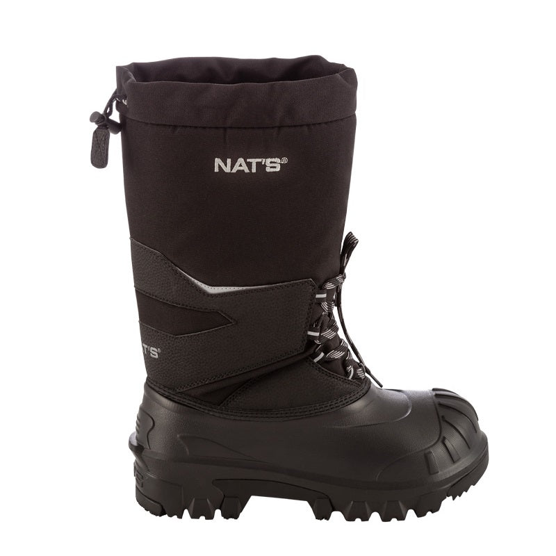 Nat's R917 Plain Toe Men's Ultra-Light Winter Boot w/ Removable Primaloft® Liner | -85°C/-121°F Rated | Black | Sizes 7 to 13 Work Boots - Cleanflow