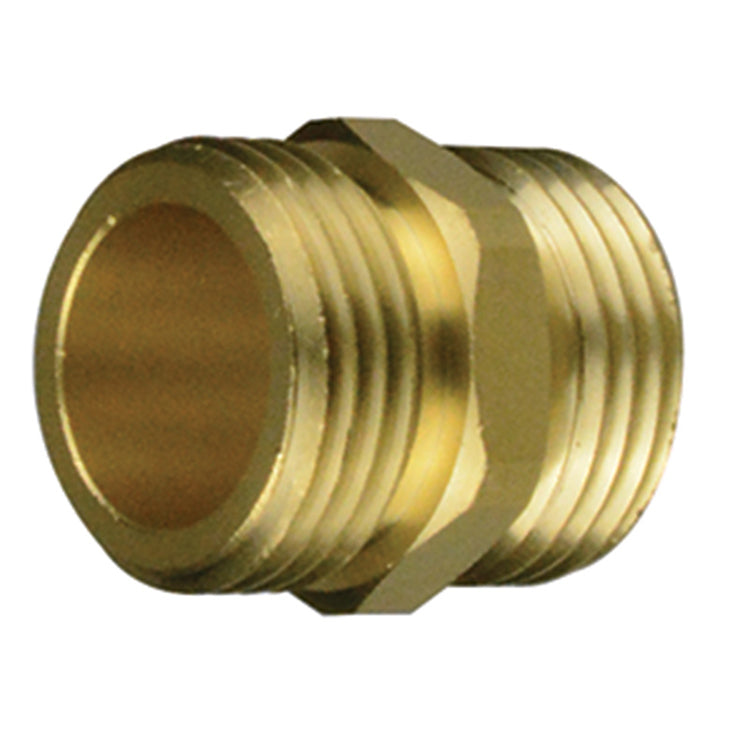 Brass Garden Hose Double Male Coupler Hose and Fittings - Cleanflow