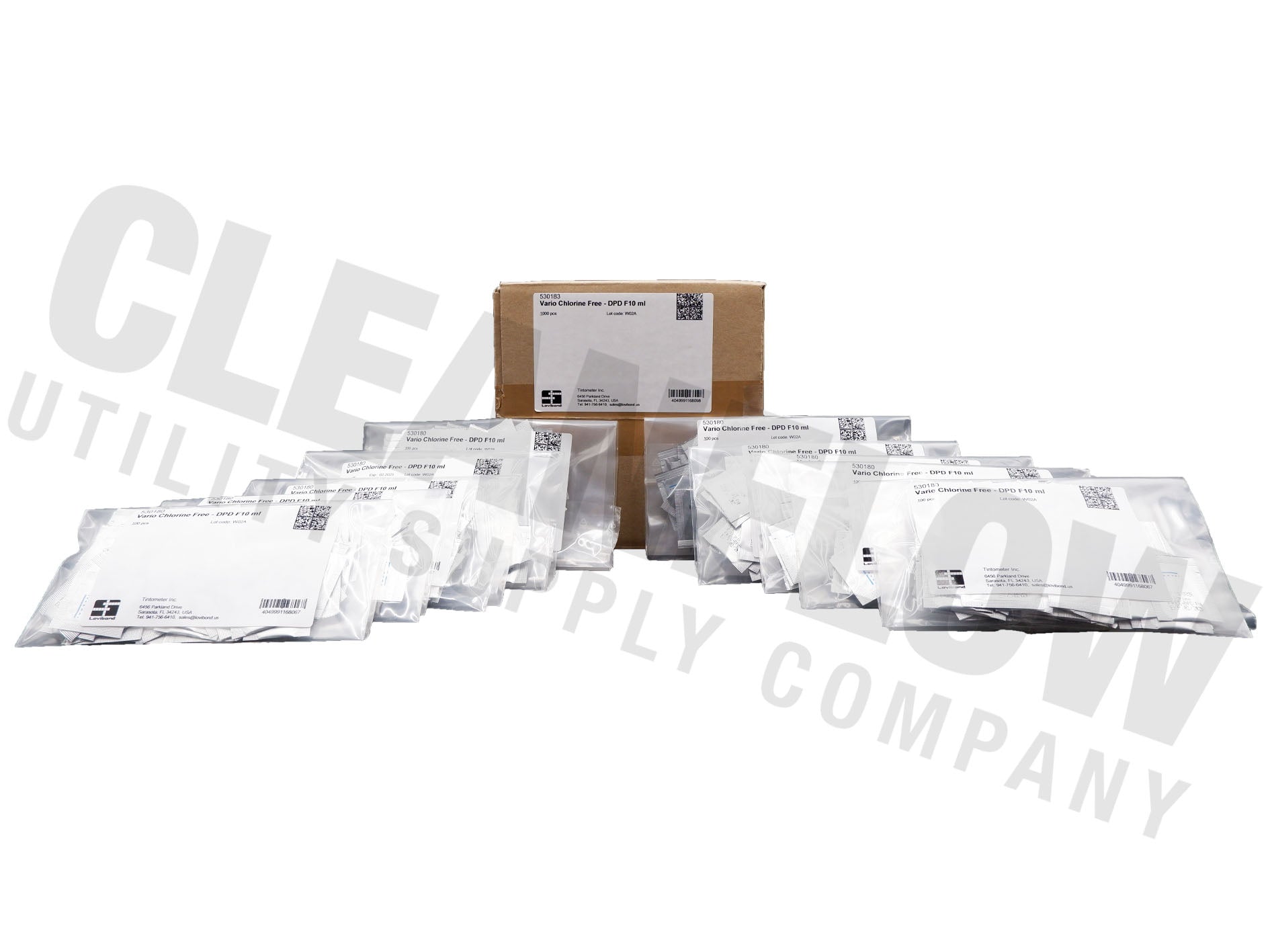 Vario 10 ml DPD Free Chlorine Powder Pillows | 1000/pk Reagents - Cleanflow