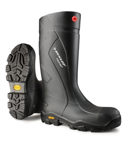 Dunlop Men's Safety Work Boots Purofort+ Expander Full with Vibram® XSWORK Outsole | Sizes 6-16
