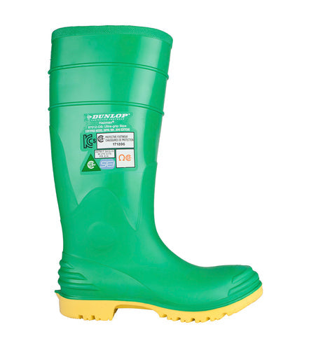 Dunlop Men's Work Boots Hazmax Hazardous Material Maximum Protection with Steel Toe | Sizes 7-14
