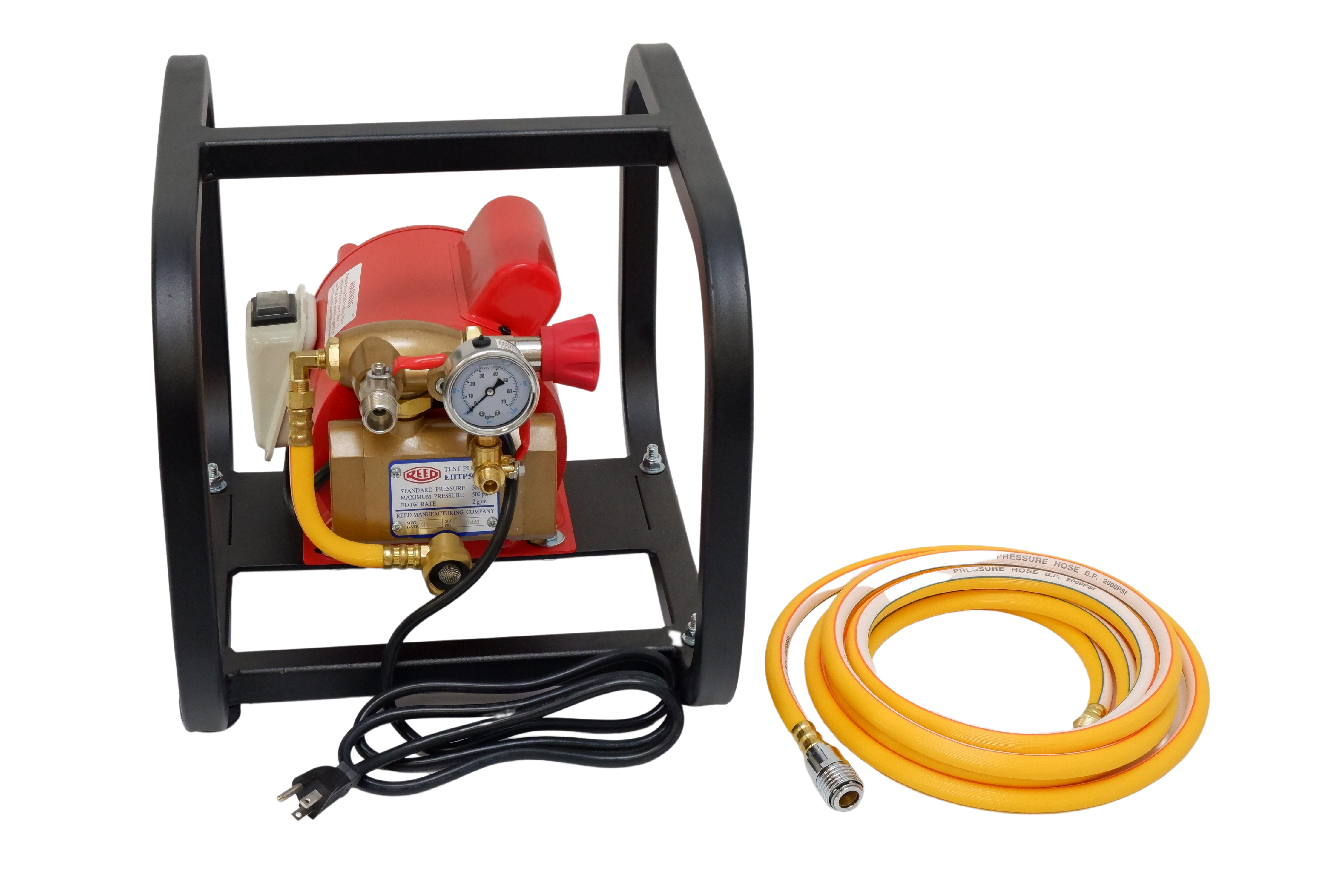 Reed EHTP500C Electric Hydrostatic Test Pump with Cage